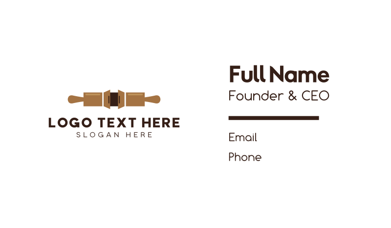 Bakery Cabinet Business Card